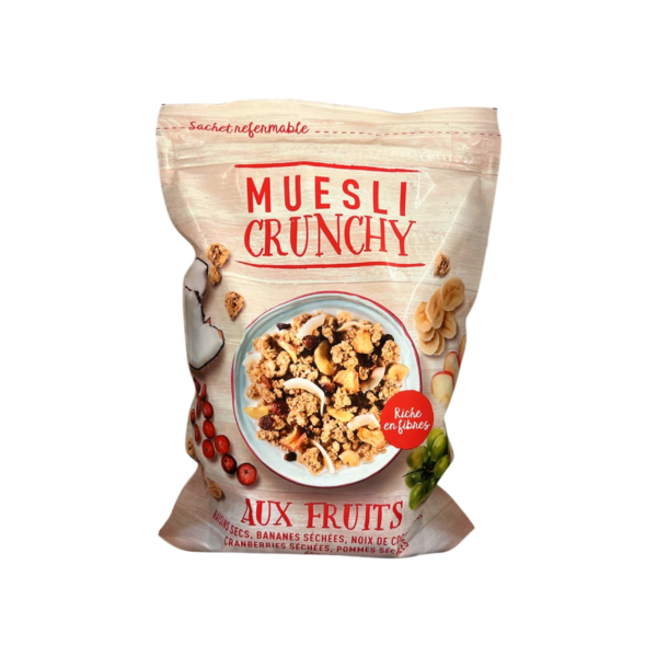 Muesli : Crunchy aux fruits