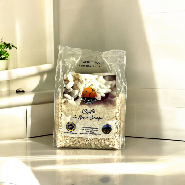 Le Petit Camarguais : Riz pour Risotto du Mas en Camargue, IGP 500g – Image 2