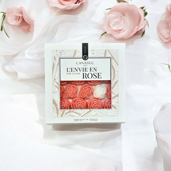 Canasuc : Sucres Boite fenêtre « L’Envie en Rose »