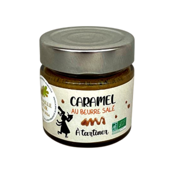 Biscuiterie des Vénètes : Caramel au Beurre Salé à tartiner, BIO, Médaille d’Or 2024