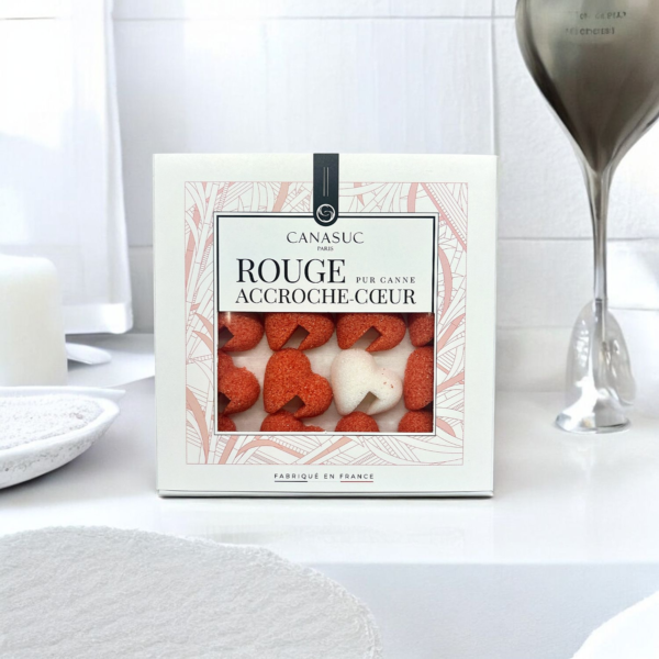 Canasuc : Sucres Boite fenêtre « Rouge Accroche Coeur »