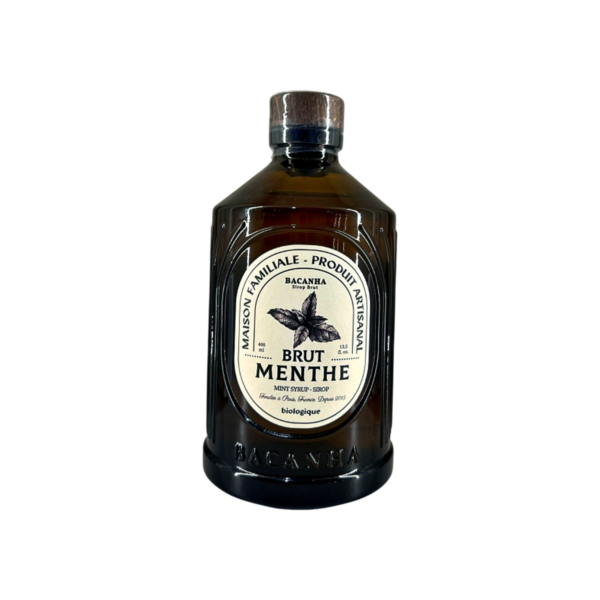 Bacanha : Sirop Menthe brut, BIO