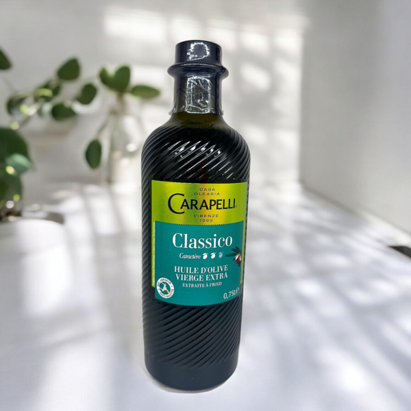 Carapelli : Huile d’Olive Vierge extra, extraite à froid
