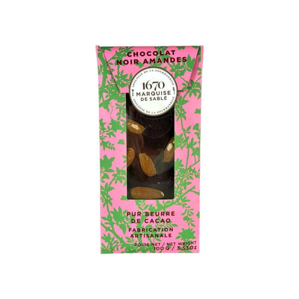 La Sablésienne : Tablette de Chocolat noir Amandes