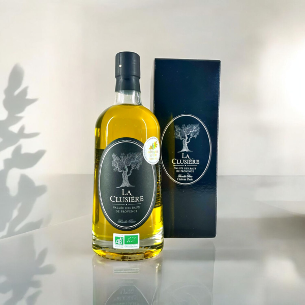 La Clusière : Huile d'olive, Médaille d'Or 2023, Vallée des Baux de Provence, BIO 50cl – Image 2