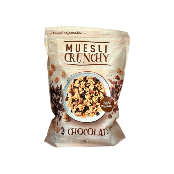 Muesli : Crunchy 2 chocolats
