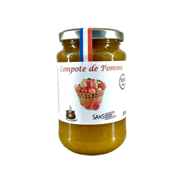 Les Confiotes de Mamie : Compote de Pomme, sans conservateurs, sans colorants, sans additifs artificiels, 100% de fruits