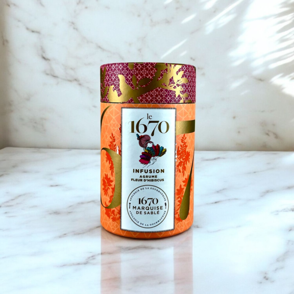 La Sablésienne : Infusion Agrumes, fleurs d'Hibiscus, en vrac