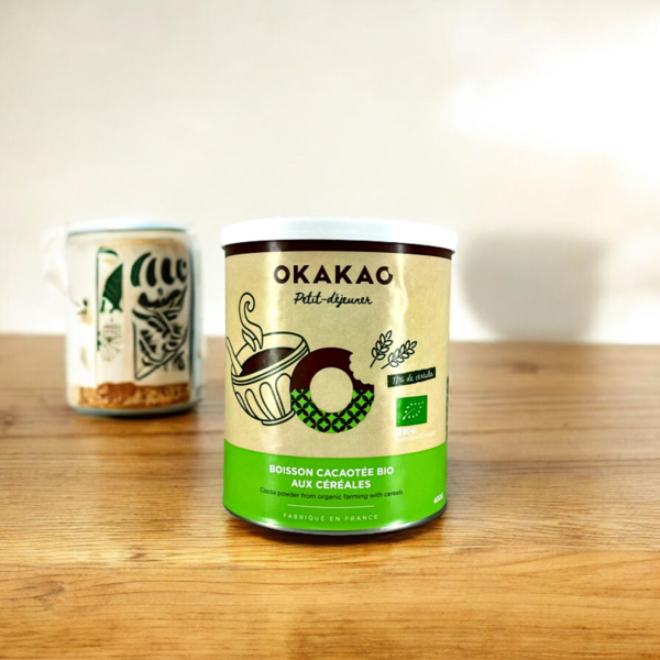 Okakao : Poudre de Cacao aux céréales BIO