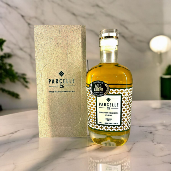 Parcelle 26 : Huile d'olive Vierge extra, 1ère récolte, Tunisie
