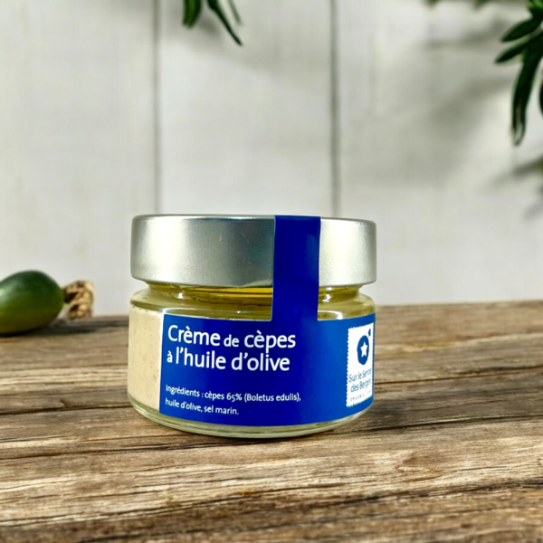 Sur le Sentier des Bergers : Crème de Cèpes à l'huile d'olive 100g – Image 2