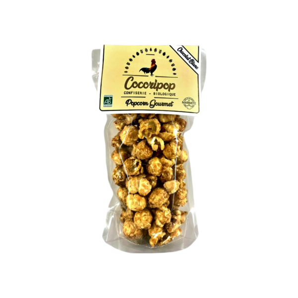 Cocoripop : Popcorn Chocolat blanc, BIO