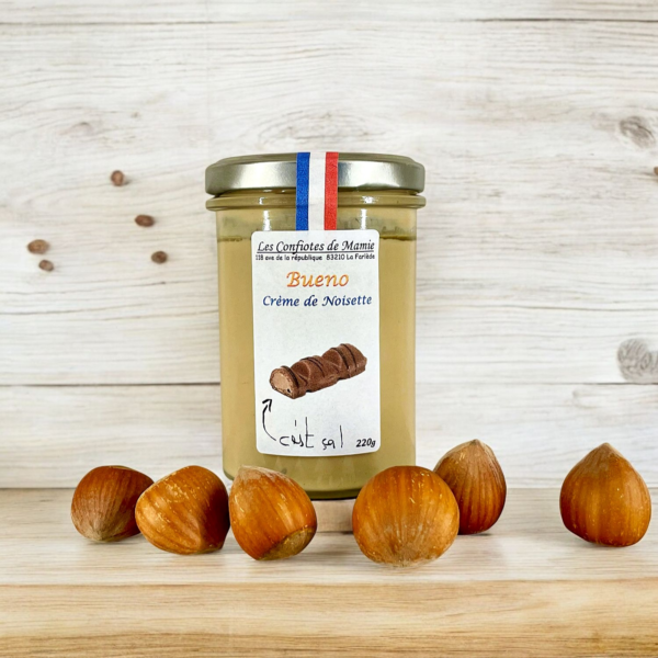 Les Confiotes de Mamie : Pâte à tartiner Bueno, crème de noisettes – Image 2