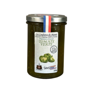 Les Confiotes de Mamie : Confiture Tomate verte, sans conservateurs, sans colorants, sans additifs artificiels, 72% de fruits