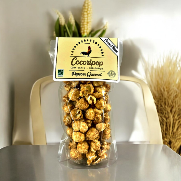 Cocoripop : Popcorn Chocolat blanc, BIO