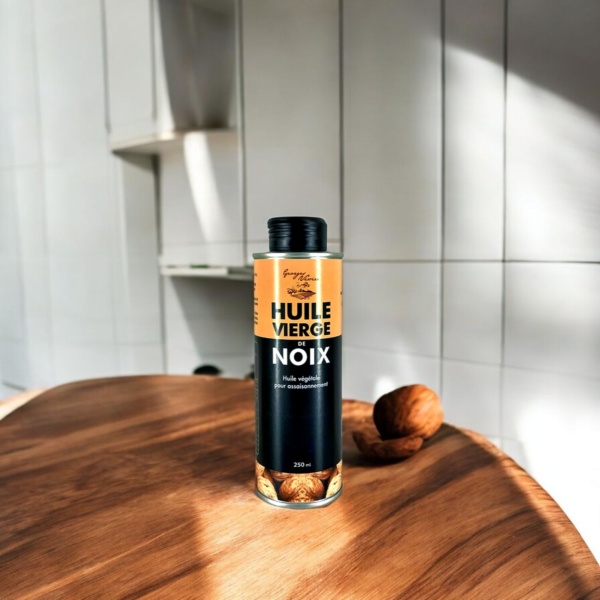 Georges Vivier : Huile vierge de Noix, huile végétal pour assaisonnement 250ml – Image 2