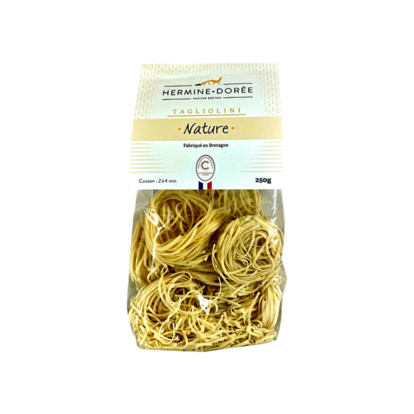 Hermine dorée : Tagliolini nature, fabriqué en Bretagne