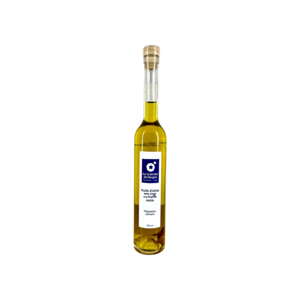 Sur le Sentier des Bergers : Huile d'olive extra vierge à la Truffe noire