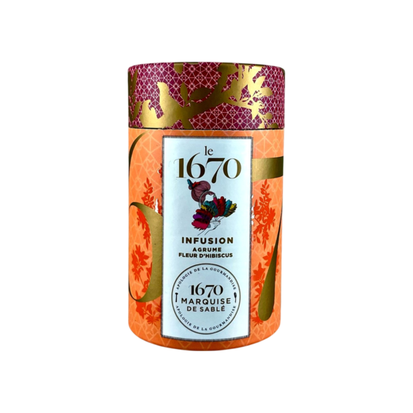 La Sablésienne : Infusion Agrumes, fleurs d'Hibiscus, en vrac