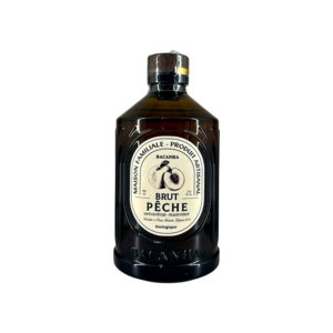 Bacanha : Sirop Pêche brut, BIO