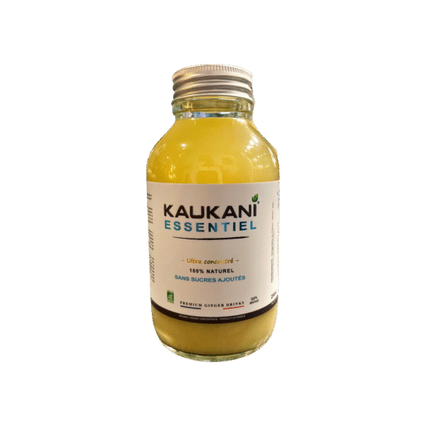 Kaukani : Sirop concentré de gingembre 100% naturel sans sucres ajoutés 25cl